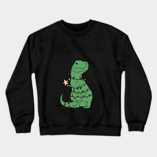 T-rex Christmas Crewneck Sweatshirt